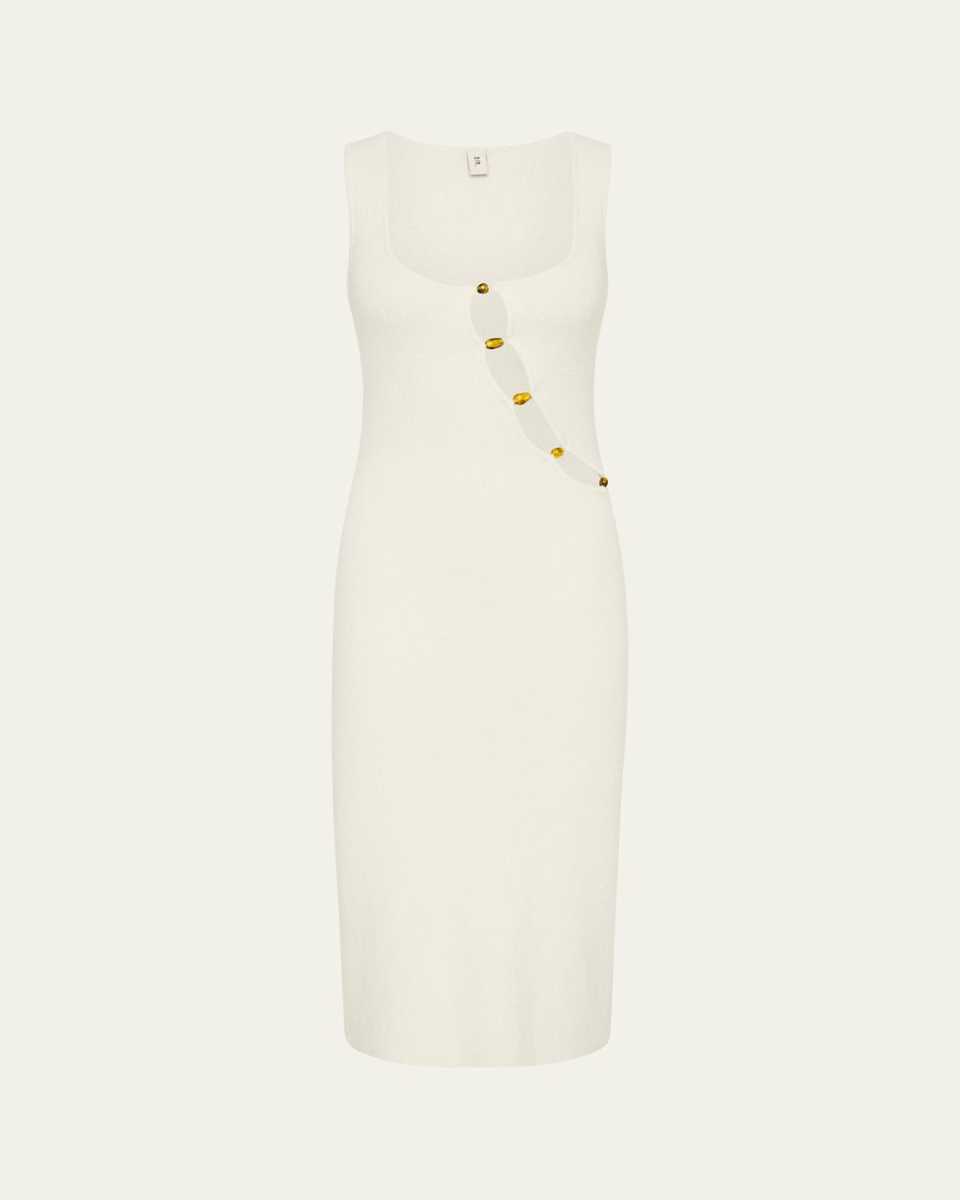 Chiara Beaded Knit Midi Dress